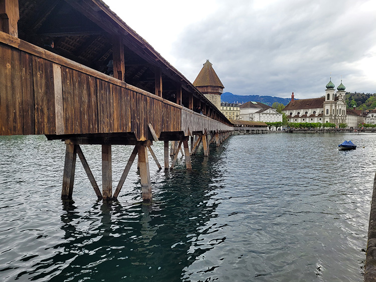 Famous bridge of Lucerne
