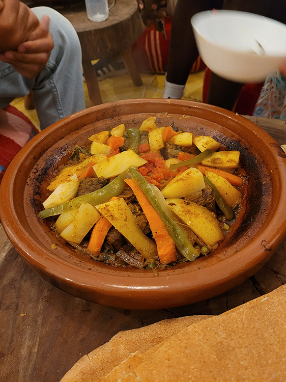 Homemade tajine