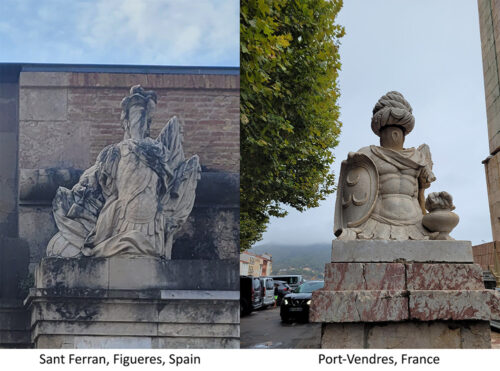 Statues Castell Sant Ferran Port-Vendres