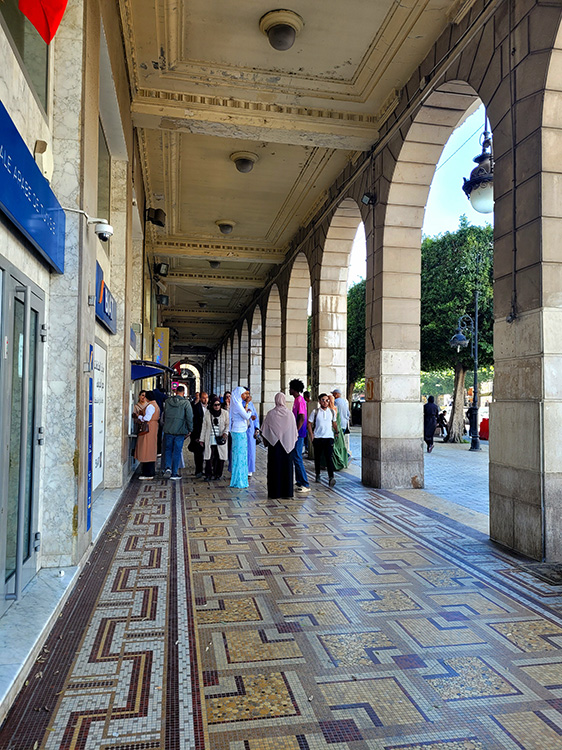 Arches in Tunis Tunisia