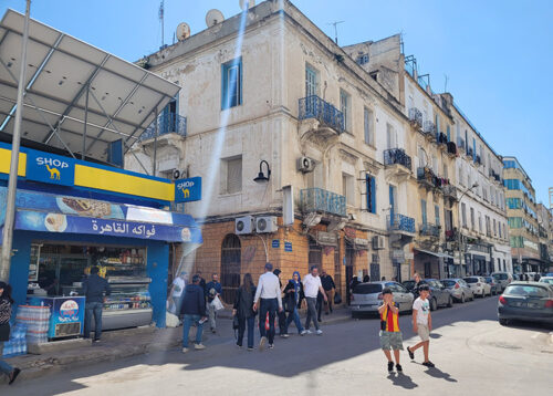 In the streets of Tunis Tunisia