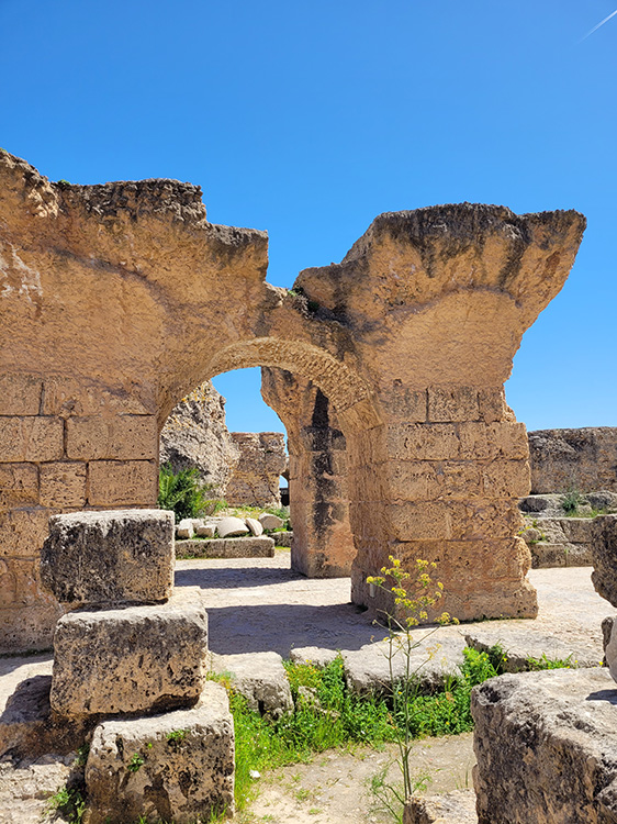 Inside the baths of Antoninus