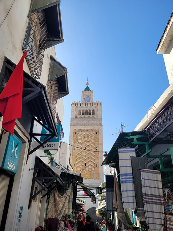 Inside the medina of Tunis