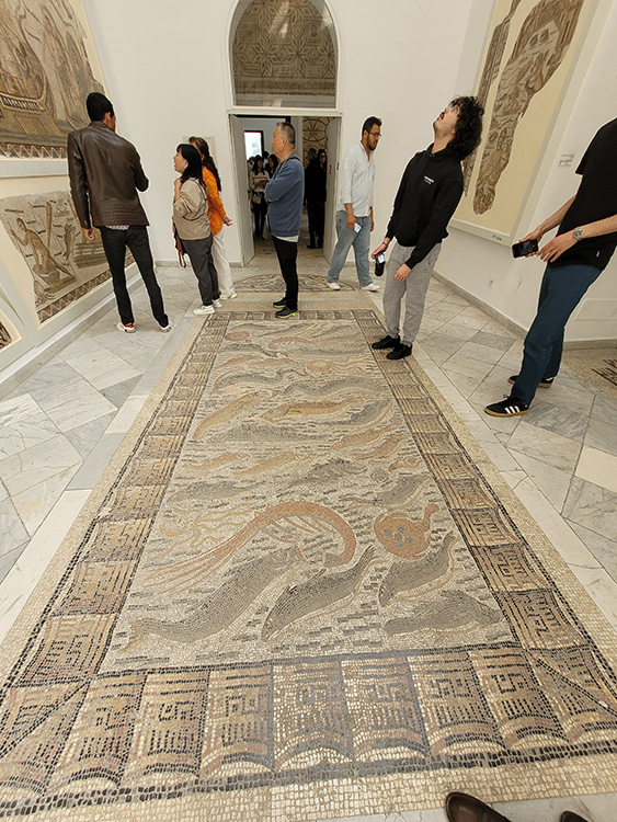 Mosaics in the Bardo Museum