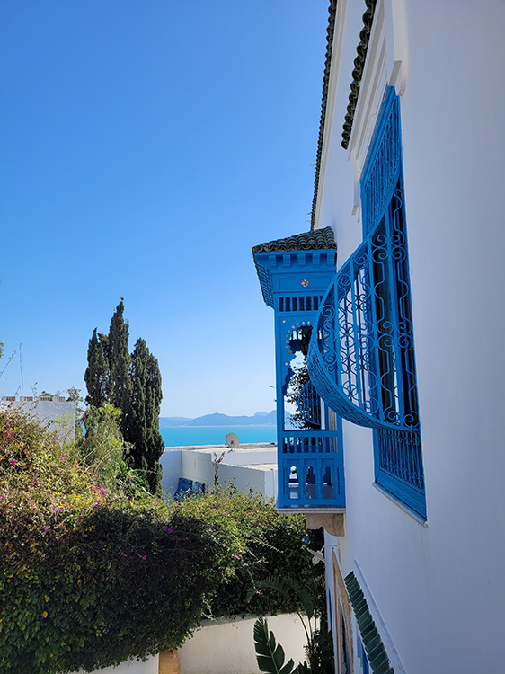 Sidi Bou Said and the sea