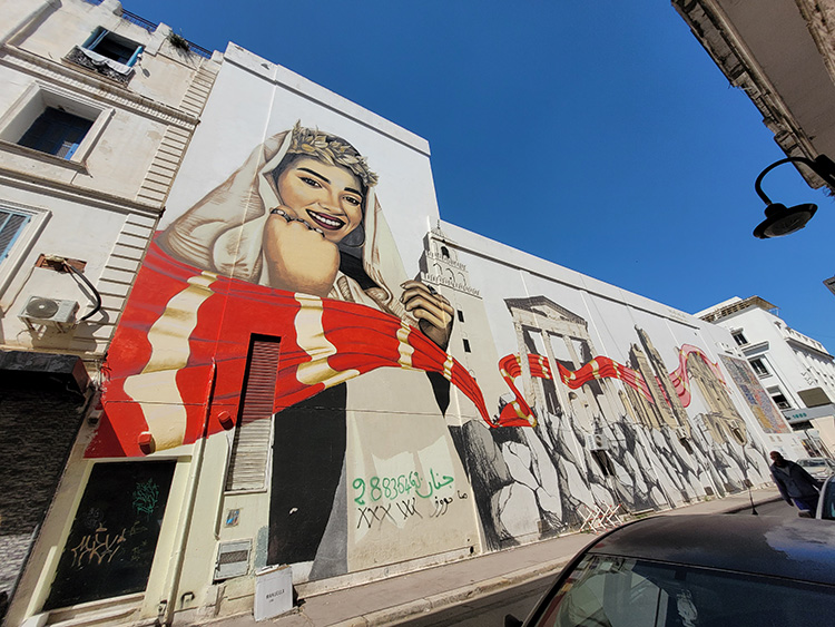 Street art in Tunis