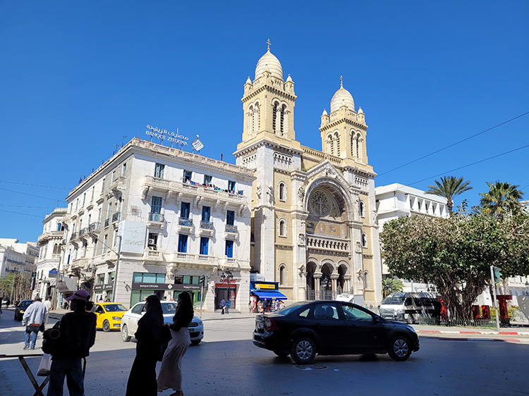 Touristic center of Tunis