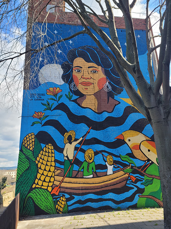 Portrait of Berta Cáceres