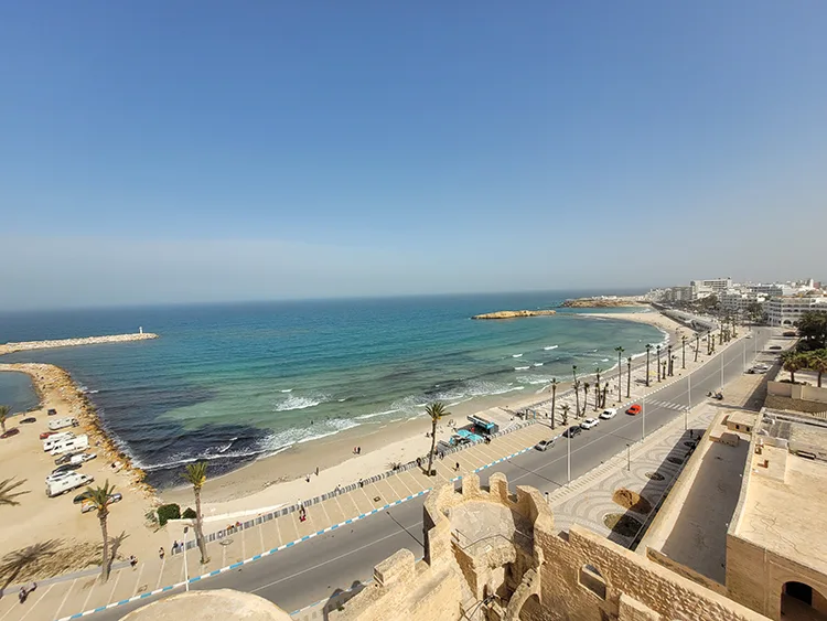 View of the seaside