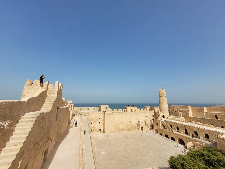 On top of the ribat