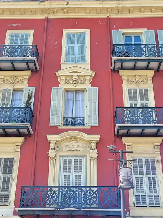 Windows near the port of Nice