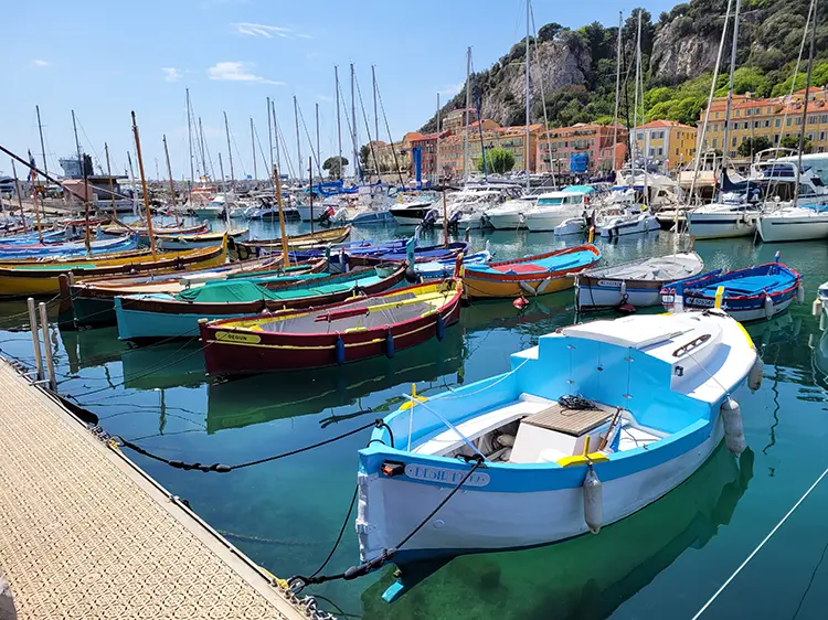 Boats under the sun